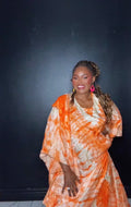 ONE SIZE LIGHT WEIGHT ORANGE  BUBU DRESS